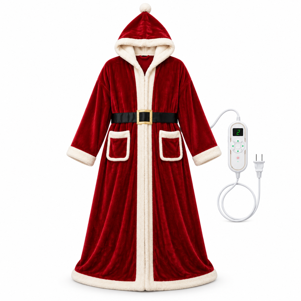 Velvet Hooded Holiday Cloak
